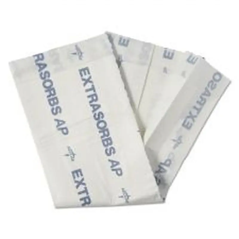 Medline Extrasorbs Air-Permeable Disposable DryPads, 30" x 36", White, 70/Carton