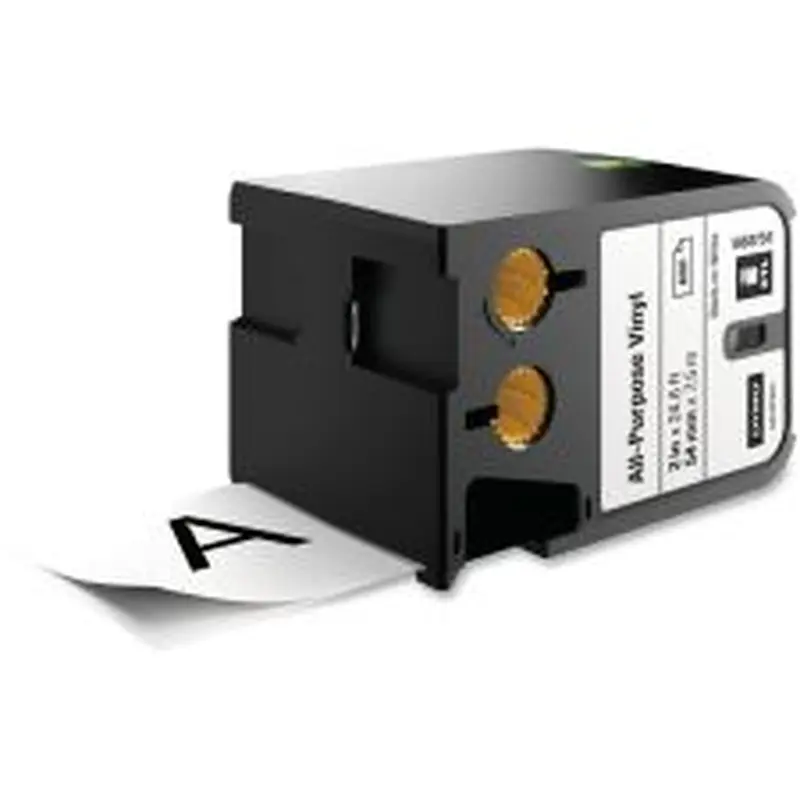 Dymo XTL All-purpose Vinyl Labels - 2" Width - Thermal Transfer - White - Vinyl - Water Resistant - 1 Each - 1868755