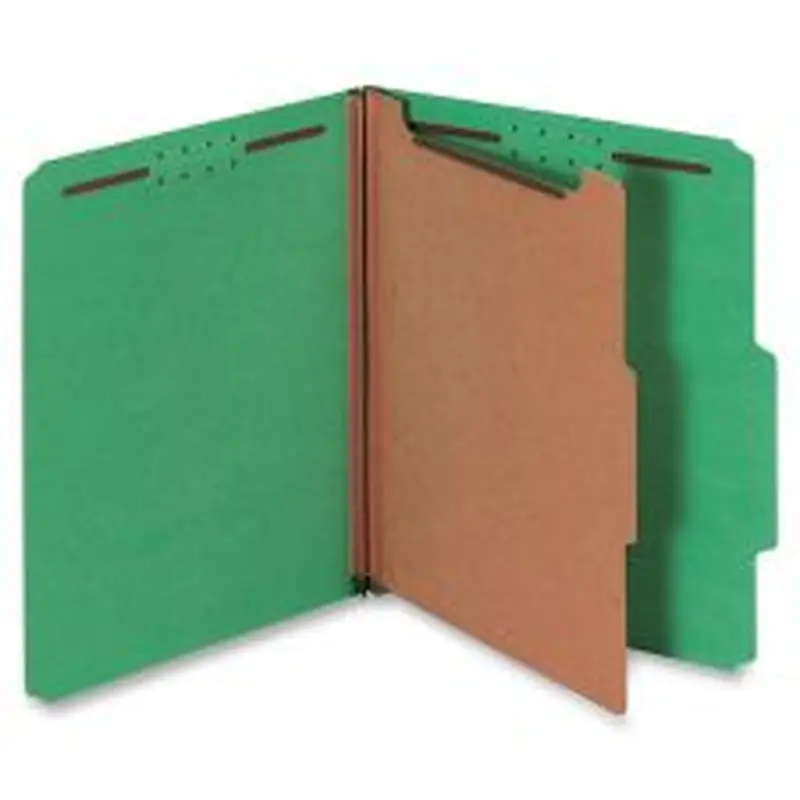 Pendaflex 1-Divider Pressboard Classification Folders