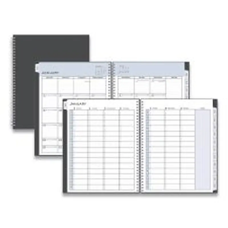 Blue Sky Passages Appointment Planner, 11 x 8.5, Charcoal Cover, 12-Month (Jan to Dec): 2026