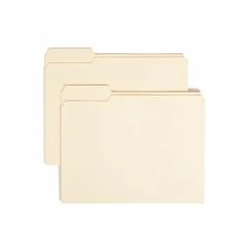 Smead 1/3 Tab Cut Letter Recycled Top Tab File Folder