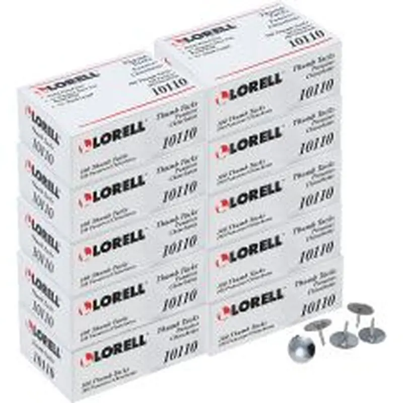 Lorell 5/16" Long Thumb Tacks - LLR10110BX
