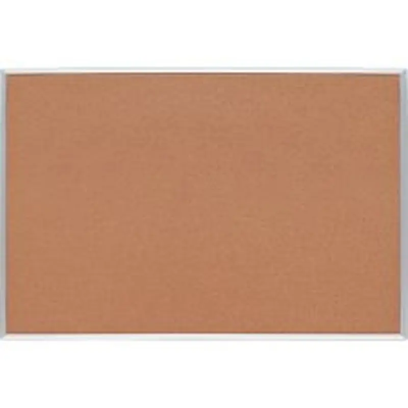 Lorell Basic Cork Board, 24" x 18", Aluminum Frame With Silver Finish