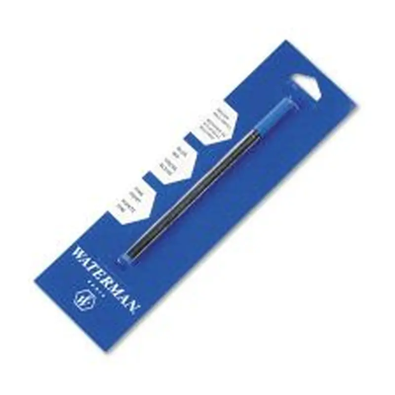 Waterman Refill for Waterman Roller Ball Pens, Fine Conical Tip, Blue Ink
