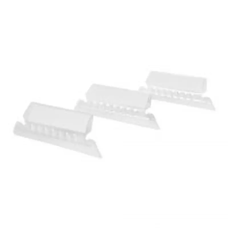 Plastic Tabs, 2", 1/5 Cut, Clear, Pack of 25