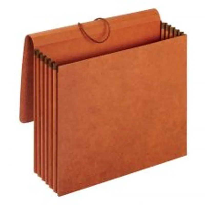 Pendaflex Expanding Wallets, 5 1/4" Expansion, Letter Size, Brown, Pack Of 10 Wallets