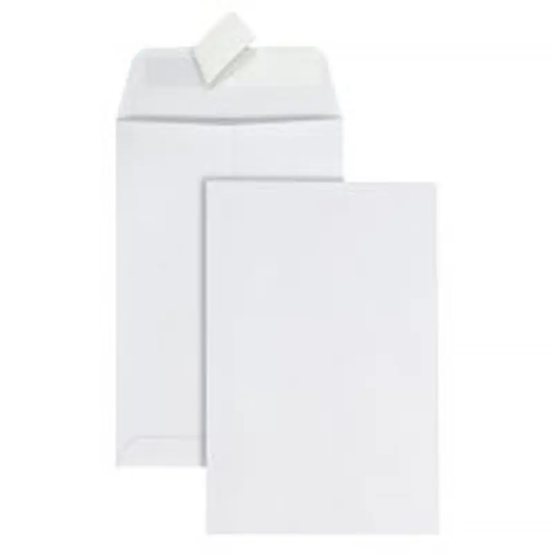  6" x 9" Catalog Envelopes, Clean Seal, 30% Recycled, White, Box Of 125