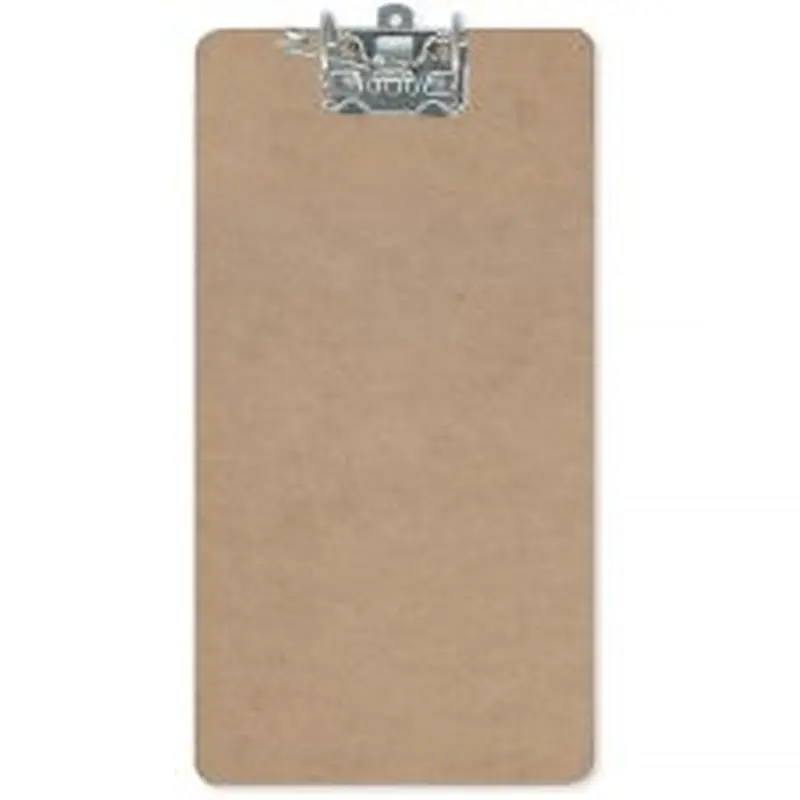 Clipboard With Arch Clip, 9" x 15 1/2", 100% Recycled, Brown