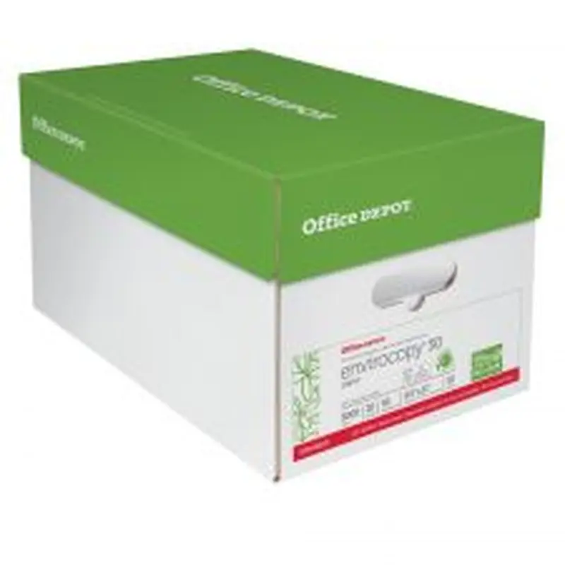 EnviroCopy Copy Paper, White, Letter (8.5" x 11"), 5000 Sheets Per Case, 20 Lb, 50% Recycled, FSC Certified