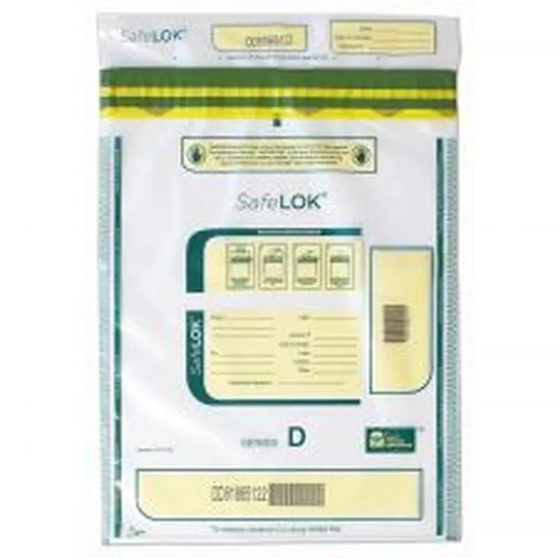 Control Group Tamper-Evident Deposit Bags, 12" x 16", Clear, Pack Of 100