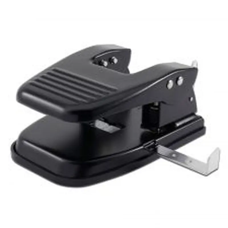 2-Hole Paper Punch, Black - ODFN825307