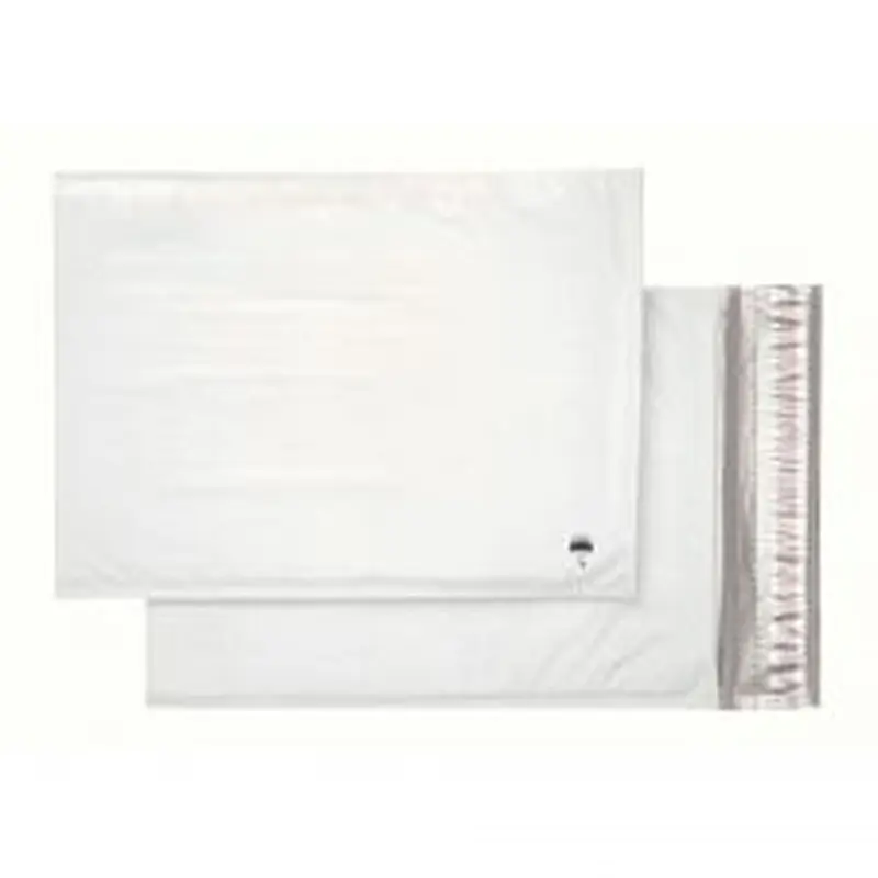 Poly Bubble Mailer, Size #5, 10 1/2" x 15", White