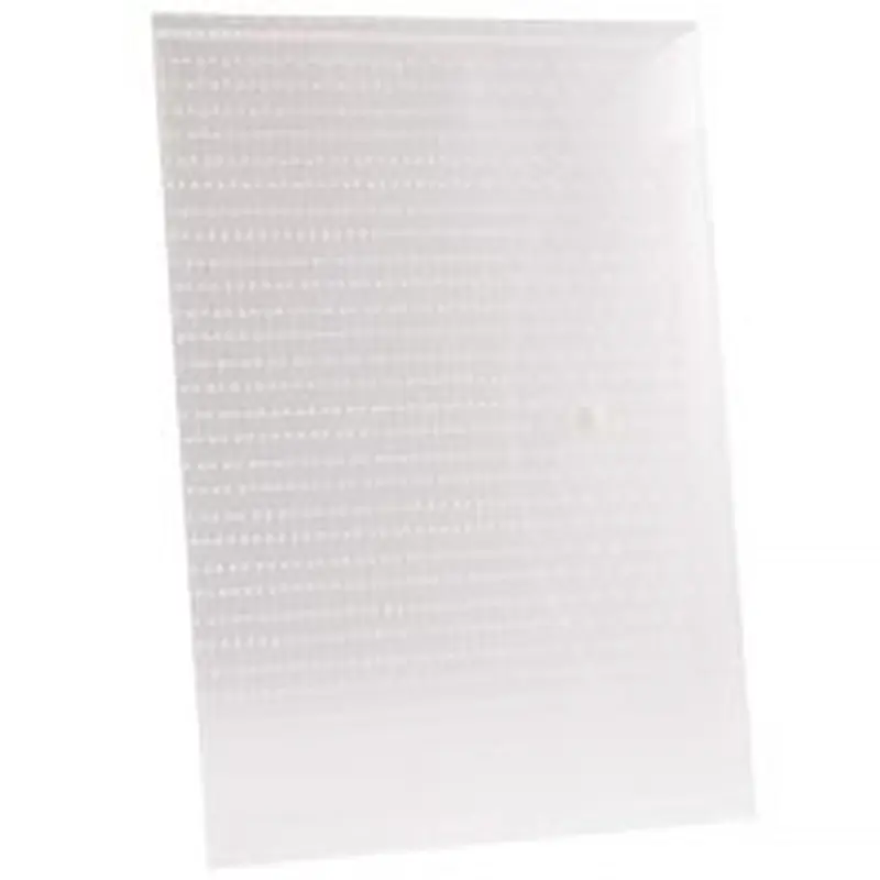 Poly Project Envelope, Letter Size, Clear/White Dots