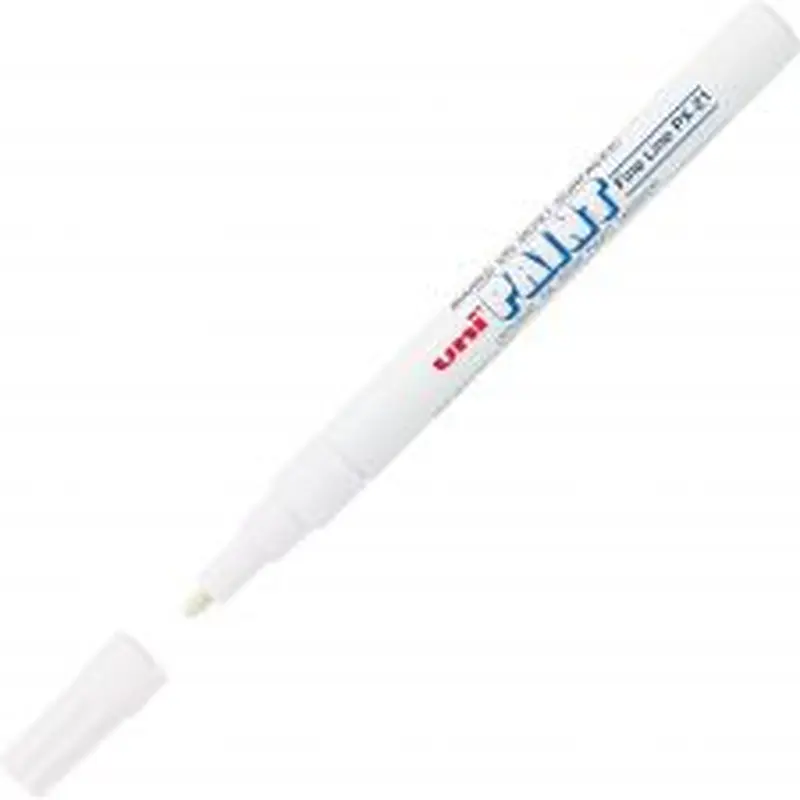 uni-Paint Permanent Marker, Fine Bullet Tip, White