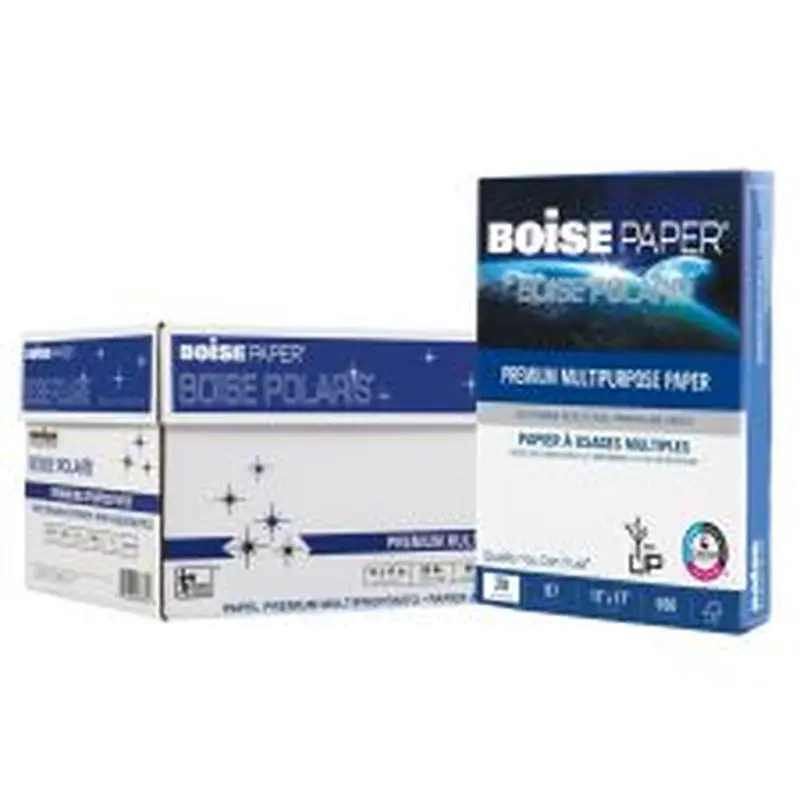Boise POLARIS Premium Multi-Use Printer & Copy Paper, White, Ledger (11" x 17"), 2500 Sheets Per Case, 20 Lb, 97 Brightness
