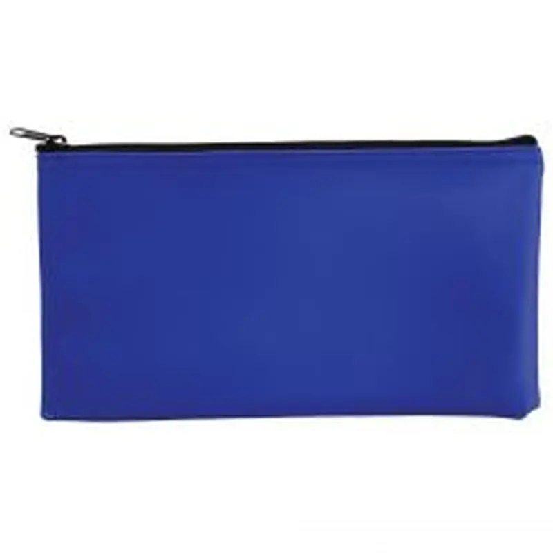 Control Group ControlTek Bank Deposit Bag, 11" x 6", Blue, Pack Of 3