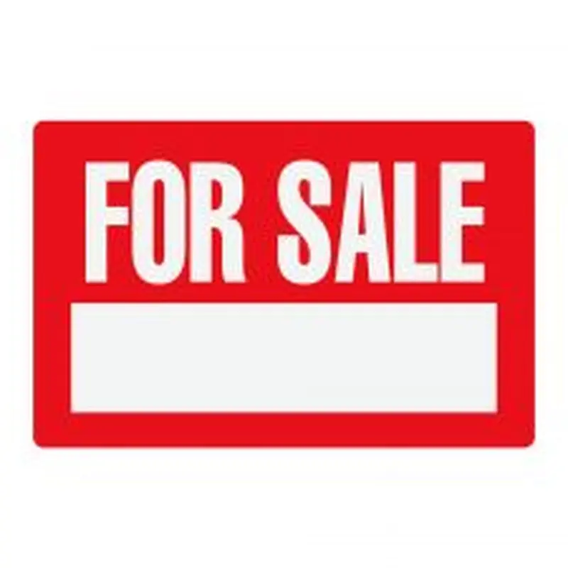 Cosco For Sale Sign, 8" x 12", Red/White