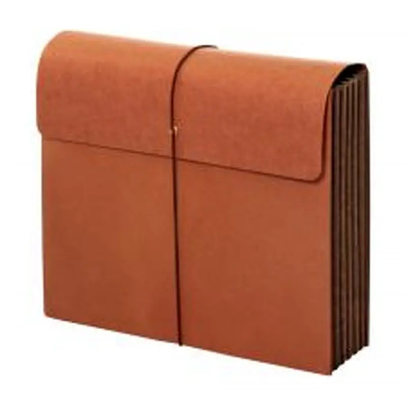 Paper Tyvek Extra-Wide Wallets,, 1 Pocket, Expansion 5-1/4", 8 1/2" x 11", Letter, Brown, Pack of 2
