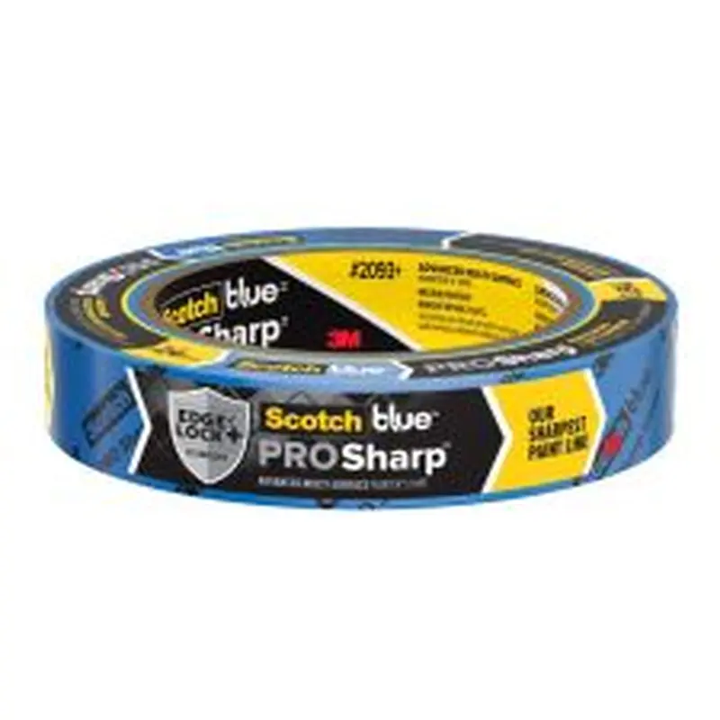 ScotchBlue PROSharp Painter's Tape, 1 Roll, 0.94 in x 60 yd, Protects Surfaces and Removes Easily, Edge-Lock Tape for Indoor and Outdoor Use