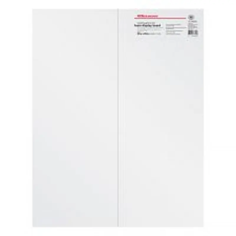 Vanishing Grid Presentation Tri-Fold Foam Board, 22" x 28", White