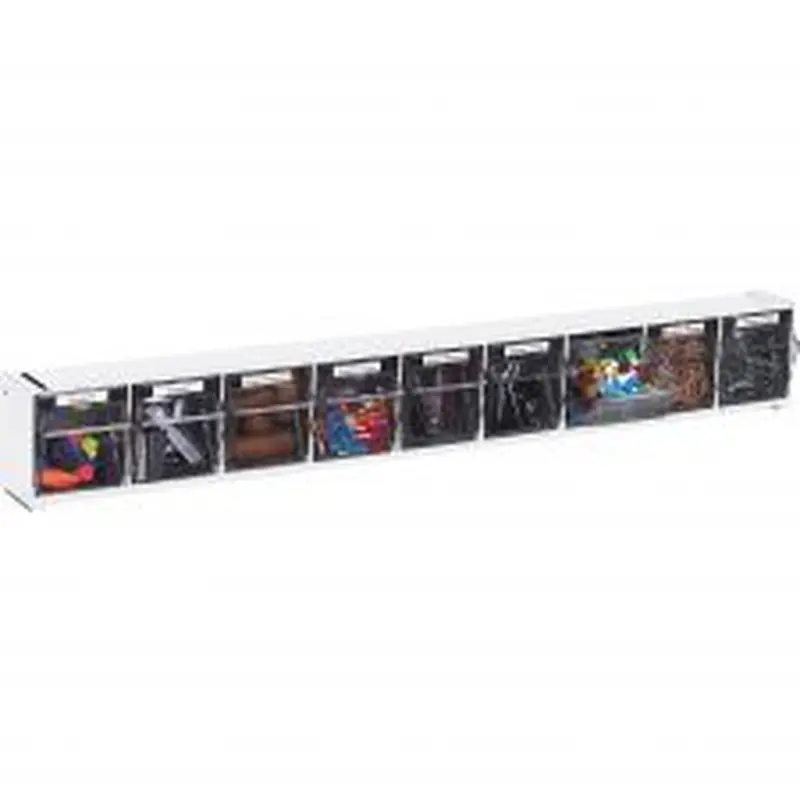 Deflecto Tilt Bin Interlocking Multi-Bin Storage Organizer