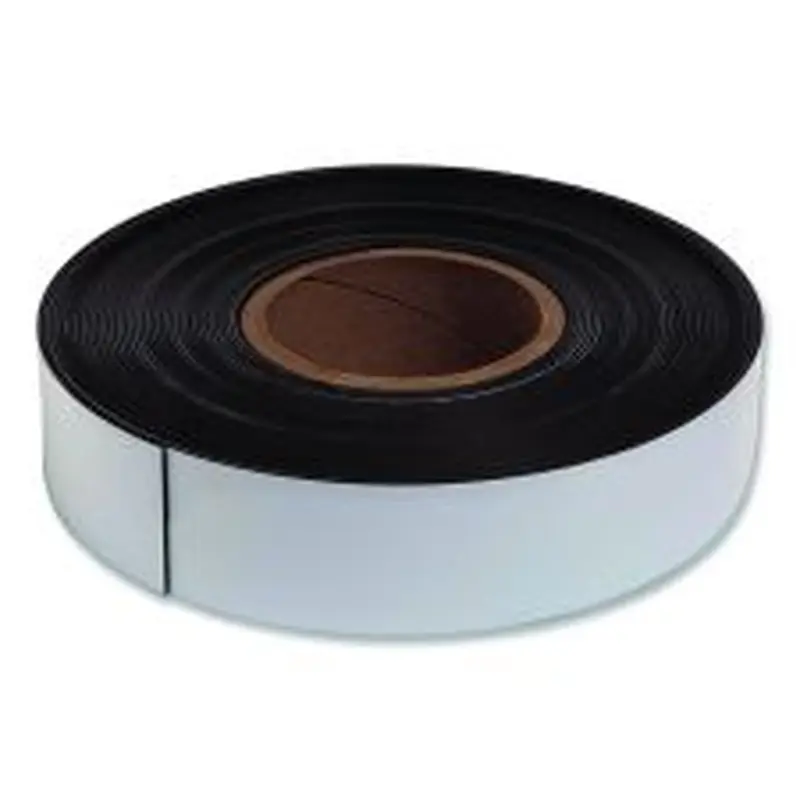 U Brands Dry Erase Magnetic Tape Roll, 2" x 50 ft, White