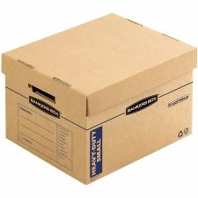 Bankers Box SmoothMove Moving & Boxes, 1213/16" x 16 1/2" x 10 1/16", Case Of 8