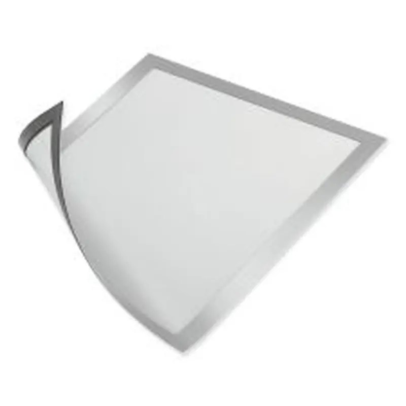 Durable DURAFRAME Magnetic Sign Holder, 5.5 x 8.5, Silver Frame, 2/Pack