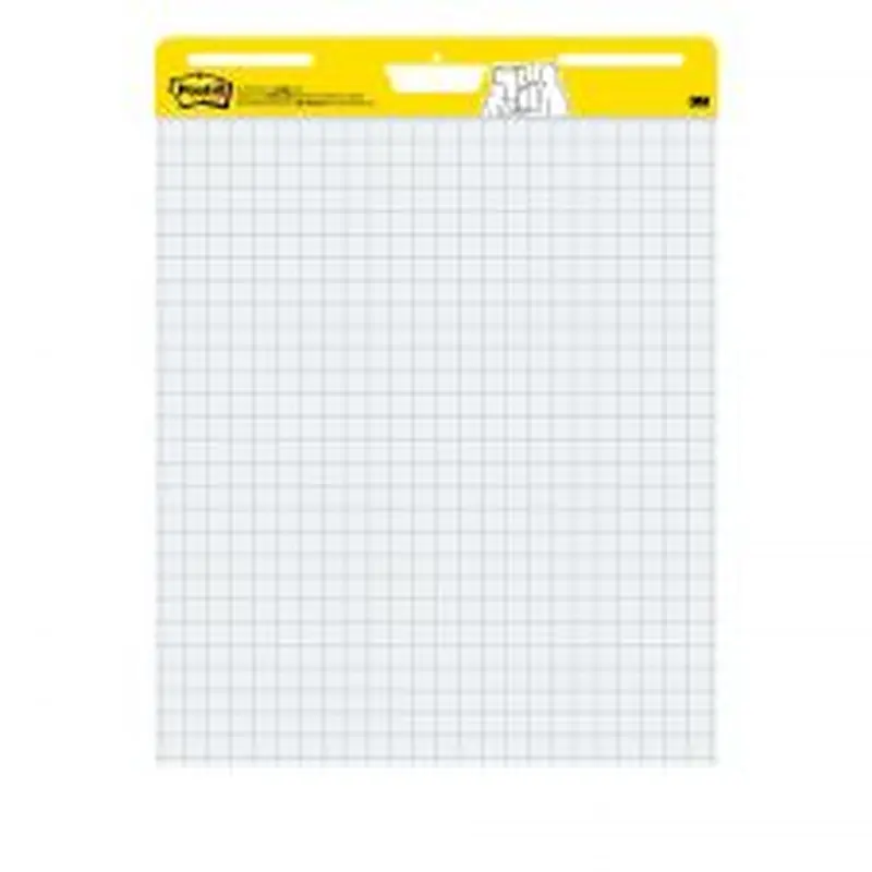 Post-it Super Sticky Easel Pad, 25 in x 30 in, 1 Pad, 30 Sheets/Pad, Great for Virtual Teachers and Students, White