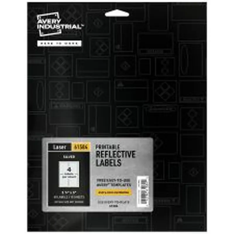 Avery Reflective Sign Labels - AVE61584