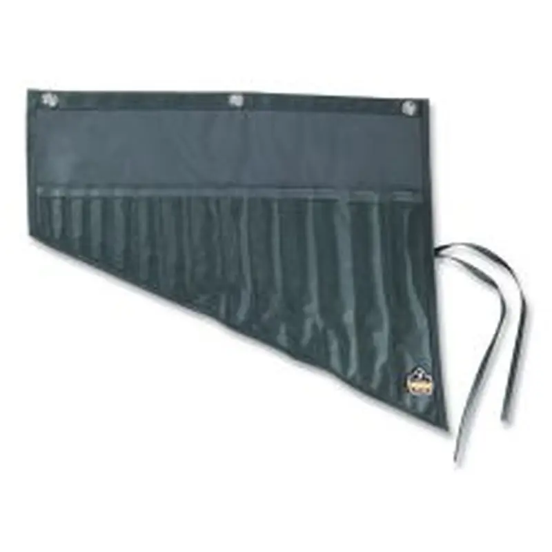 ergodyne Arsenal 5872 Wrench Roll-Up, 14 Compartments, 26 x 22, Polyester, Gray
