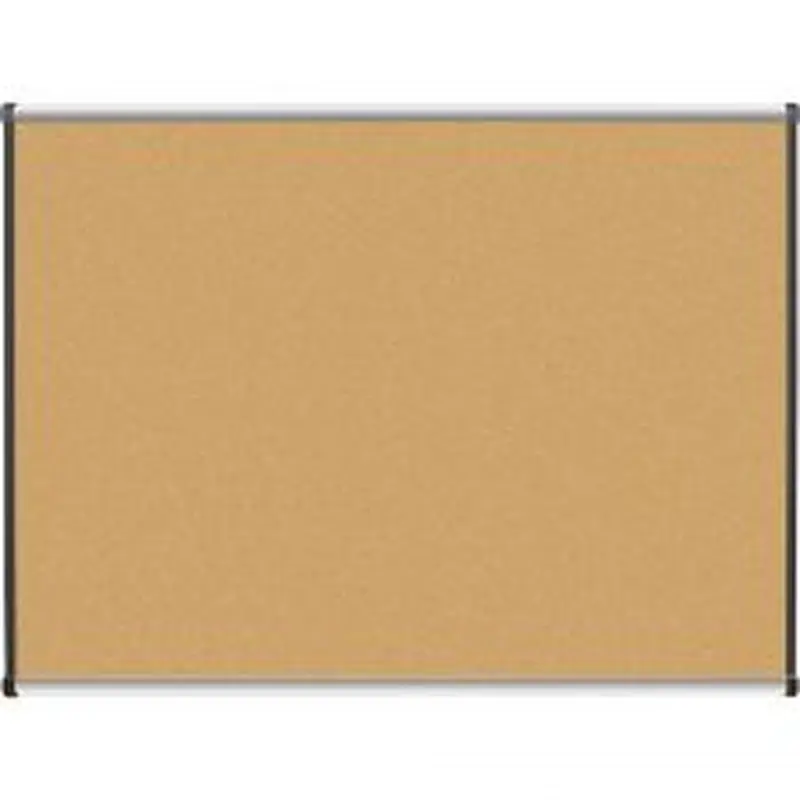 Lorell Satin Bulletin Board, 48" x 36", Aluminum Frame With Silver Finish