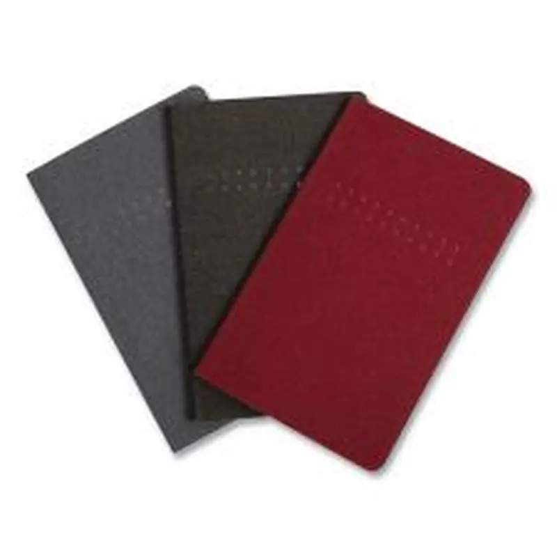 TRU RED Pocket Journal, 1-Subject, Dotted Rule, Assorted Cover Colors, (48) 5.5 x 3.5 Sheets, 3/Pack