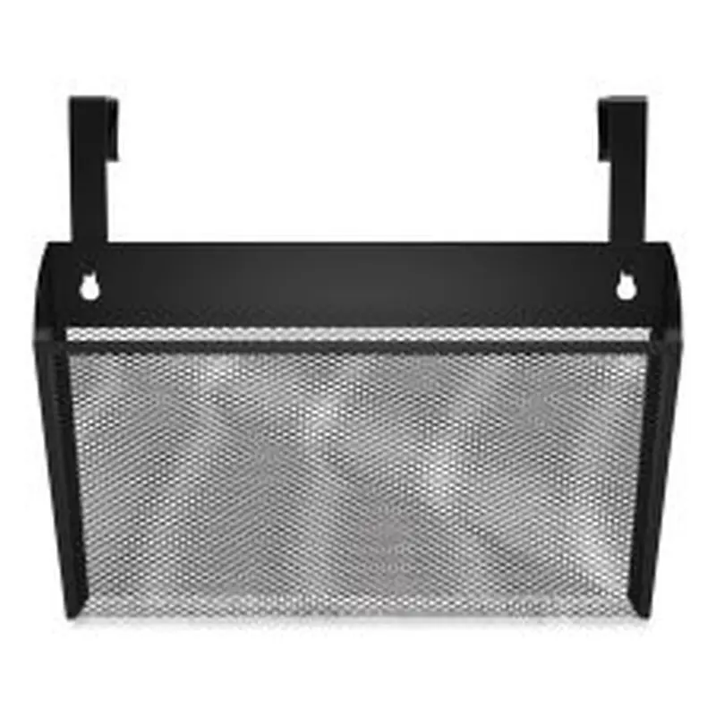 TRU RED Wire Mesh Wall File, Letter Size, 14.37" x 3.34", Black