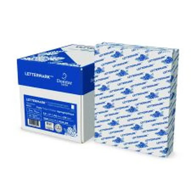Lettermark Custom Cut-Sheet Copy Paper, 92 Bright, Micro-Perforated Every 3.66", 24 lb Bond Weight, 8.5 x 11, White, 500/Ream