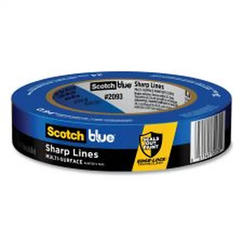 ScotchBlue Sharp Lines Multi-Surface Painter's Tape, 3" Core, 0.94" x 60 yds, Blue