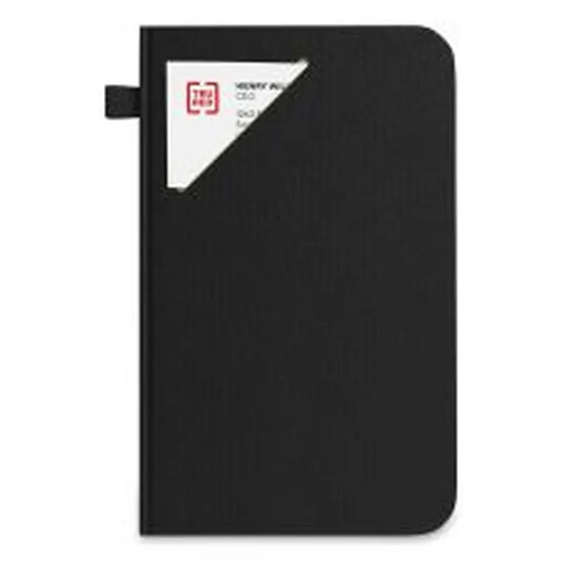 TRU RED Medium Starter Journal, 1-Subject, Narrow Rule, Black Cover, (192) 8 x 5 Sheets