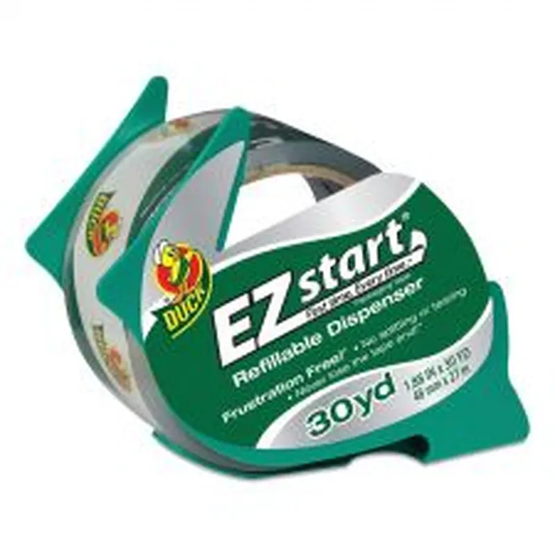Duck EZ Start Carton Sealing Tape, 1.89" Core, 1.88" x 30 yds, Clear