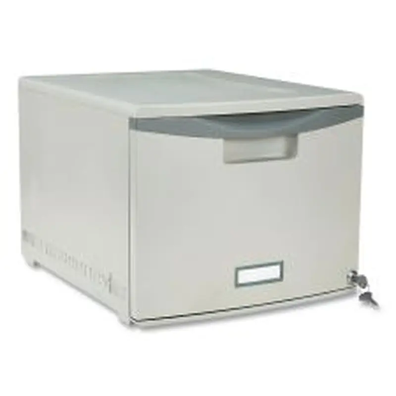 Storex Stackable Storage Drawer, 14.8" x 18.3" x 12.8", Gray