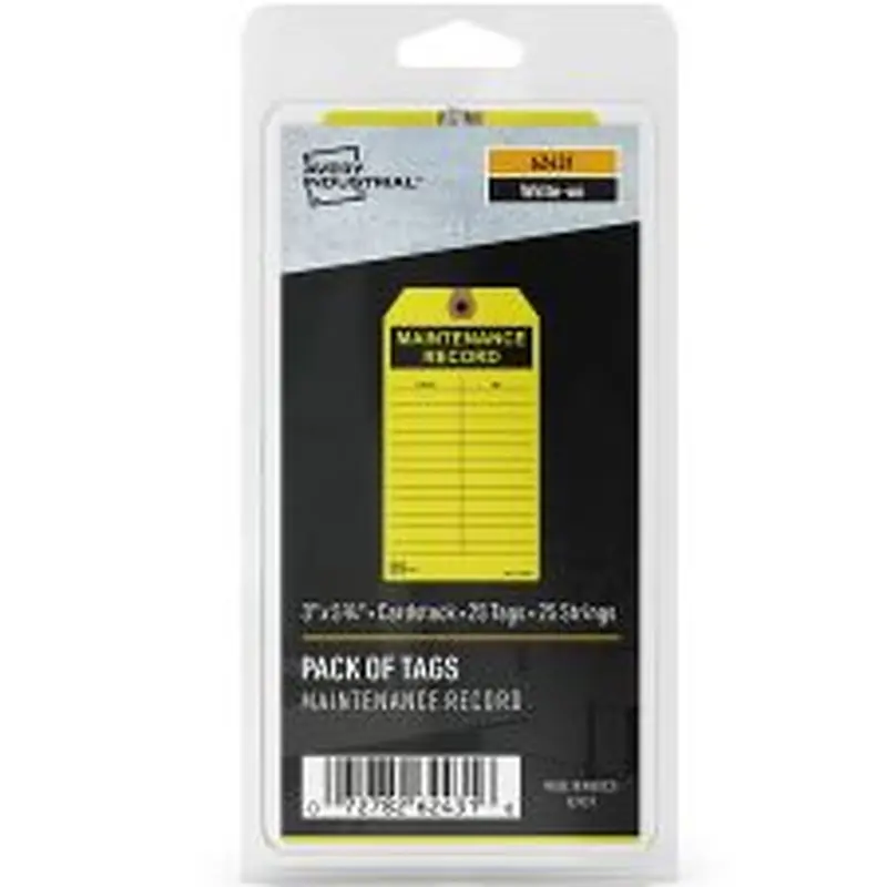 Avery Preprinted MAINTENANCE RECORD Hang Tags