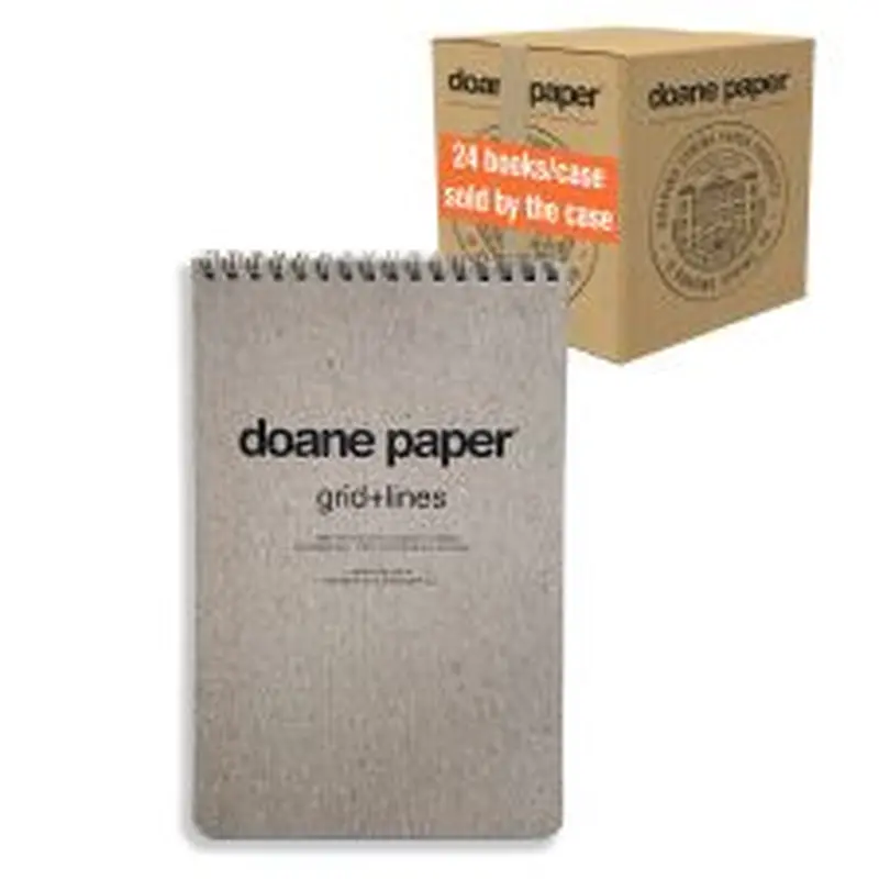 Doane Flap Jotter Large 5.5"x8.5" 40 Sheets 50# Grid   Line