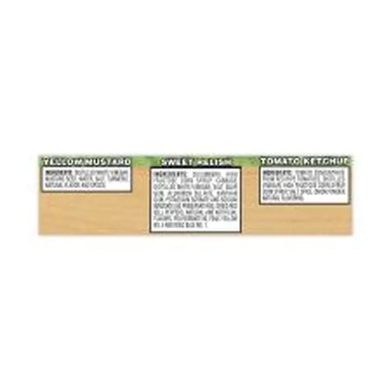 Heinz Ketchup, Mustard and Relish Picnic Pack, 2 Ketchup, Mustard, Relish, 4 Bottles/Carton