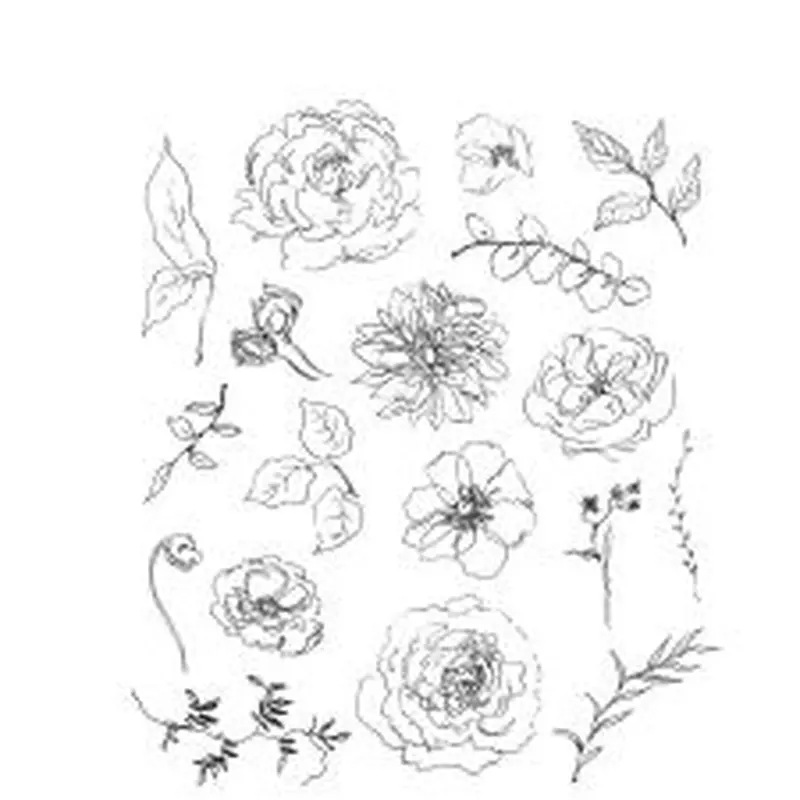 Tim Holtz Cling Stamps 7"X8.5" - NOTM676254