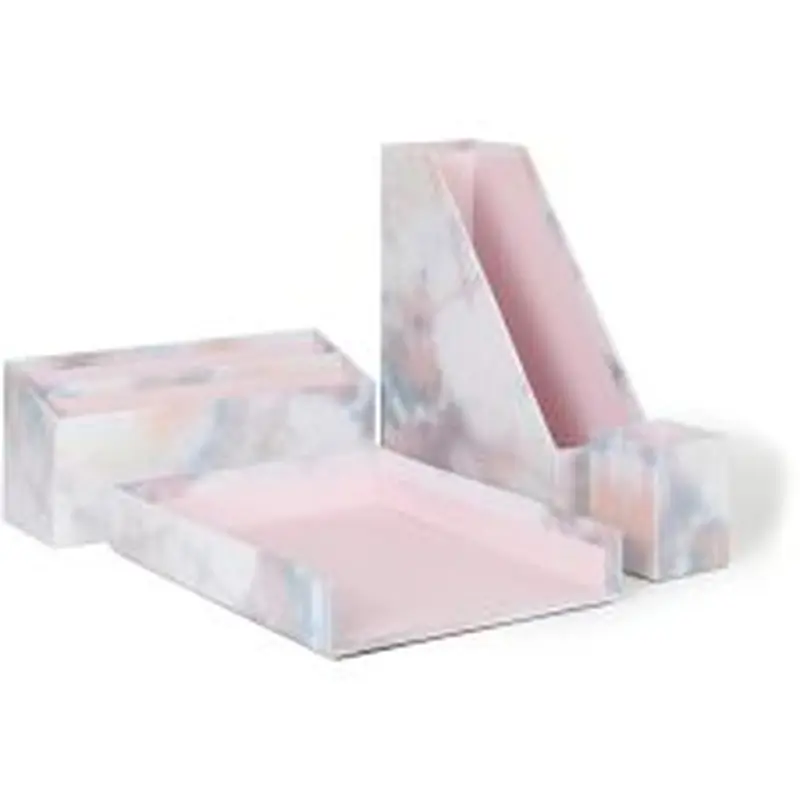 U Brands 4-Piece Desk Organization Set