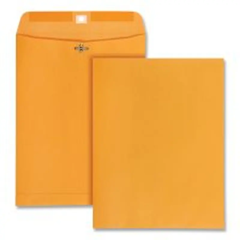 Universal Kraft Clasp Envelope, #97, Square Flap, Clasp/Gummed Closure, 10 x 13, Brown Kraft, 250/Carton