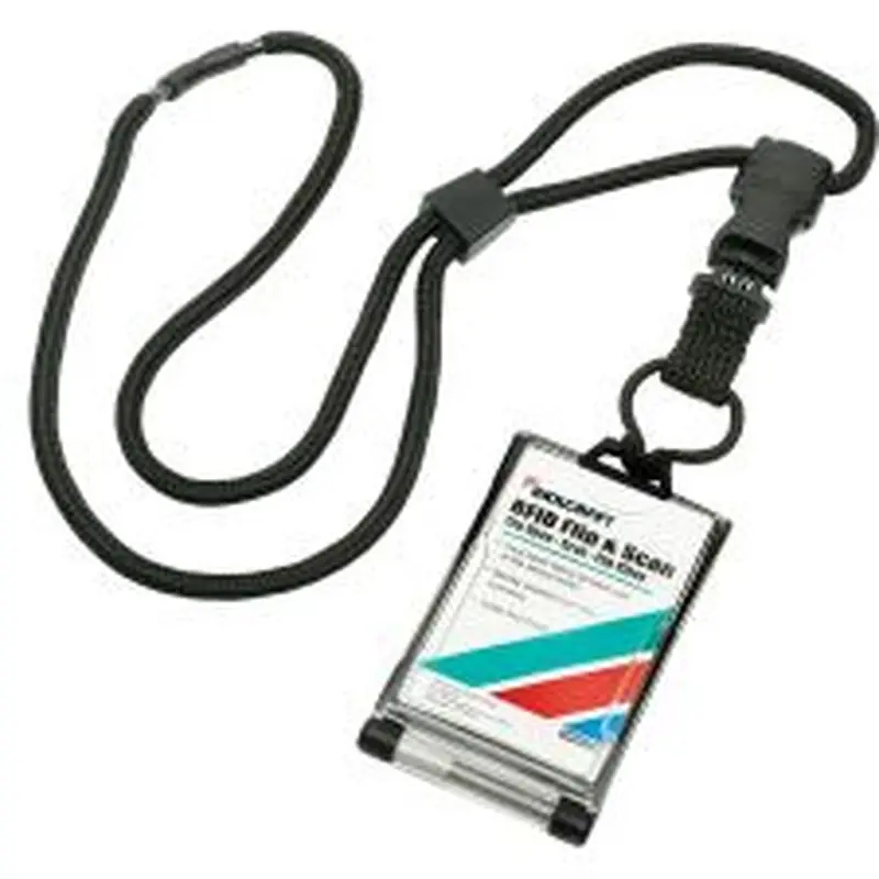 SKILCRAFT Closed Face RFID Dual Card Lanyard
