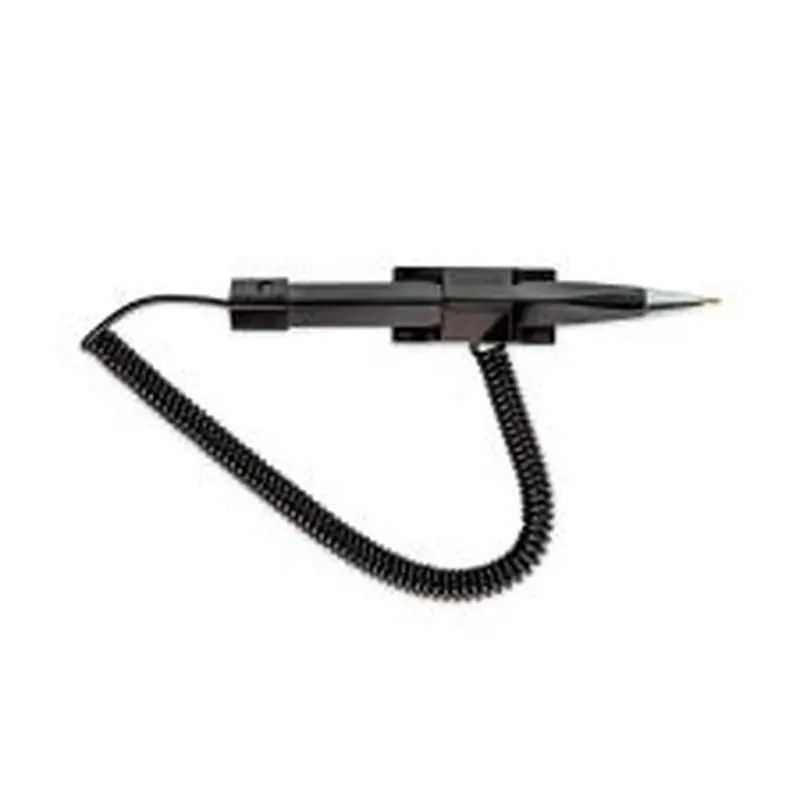 Wedgy Secure Antimicrobial Ballpoint Counter Pen, Fine 0.5 mm, Black Ink, Black Barrel