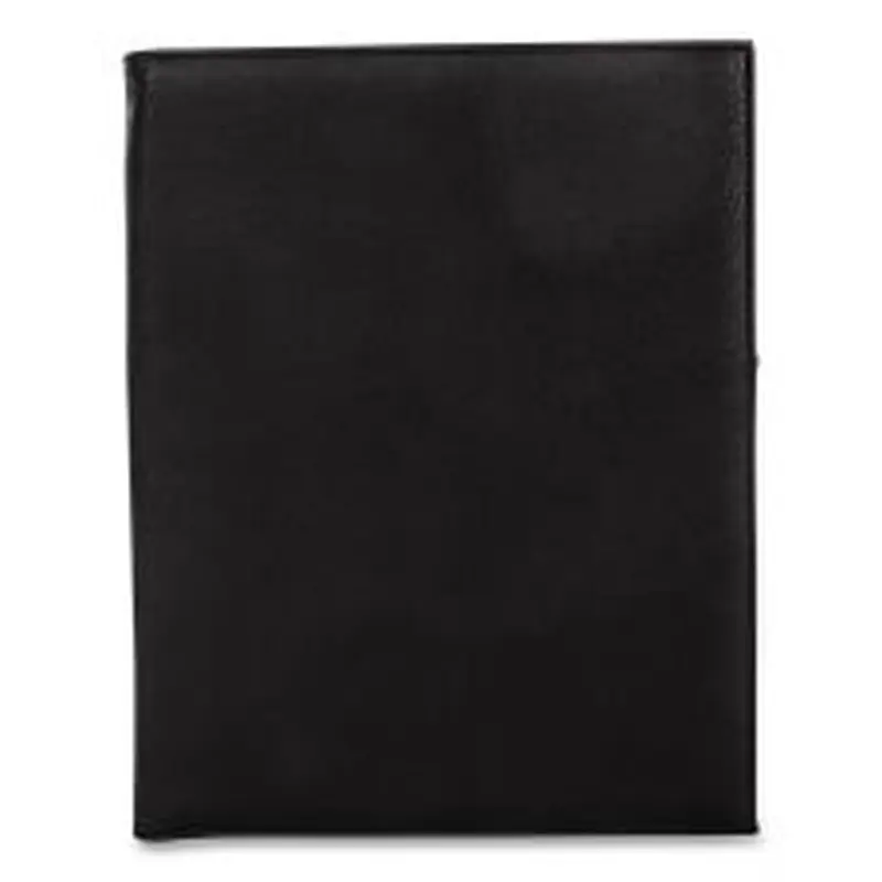 Bond Street, Ltd. Faux-Leather Padfolio, 9 x 12 Pad, 9.75 x 12.5, Black