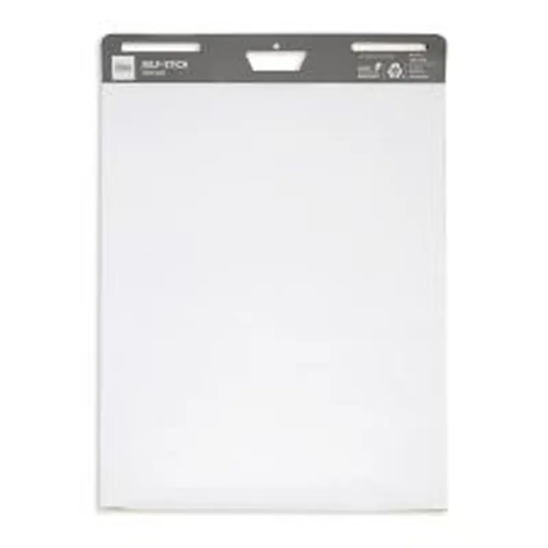 Self-Stick Easel Pad, 25" x 30", 30 Sheets, 80% Recycled, White