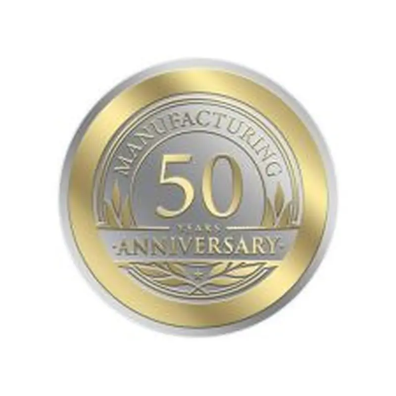 2" Circle Foil & Embossed Combination (500/PK)